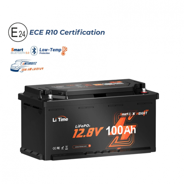 Baterie 12V 100Ah H190 Deep Cycle LiFePO4 cu Bluet...