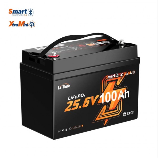 Baterie LiTime 24V 100Ah Xtra Mini LiFePO4, Blueto...