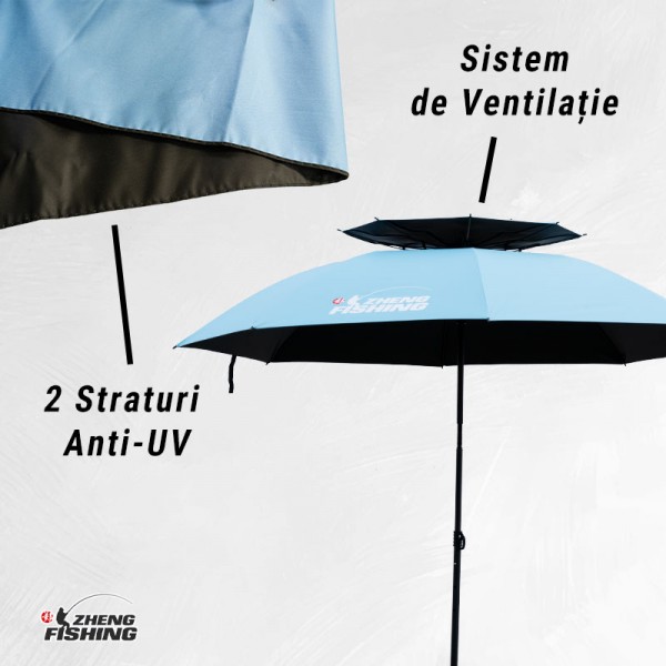 Umbrela de Pescuit Ajustabila 2.2m/Anti-UV